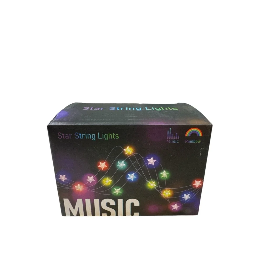 Star String Multicolor Lights Indoor‎ Outdoor Holiday Decor Party Lighting NEW